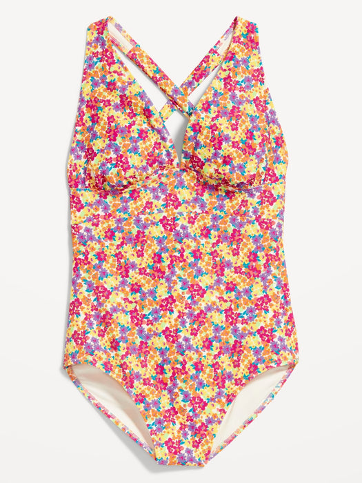 Tie-Back One-Piece Swimsuit
