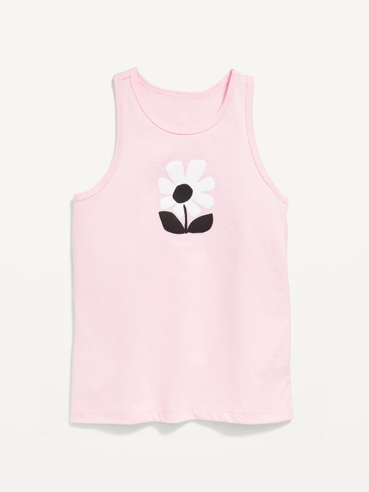 Fitted Graphic Tank Top for Girls