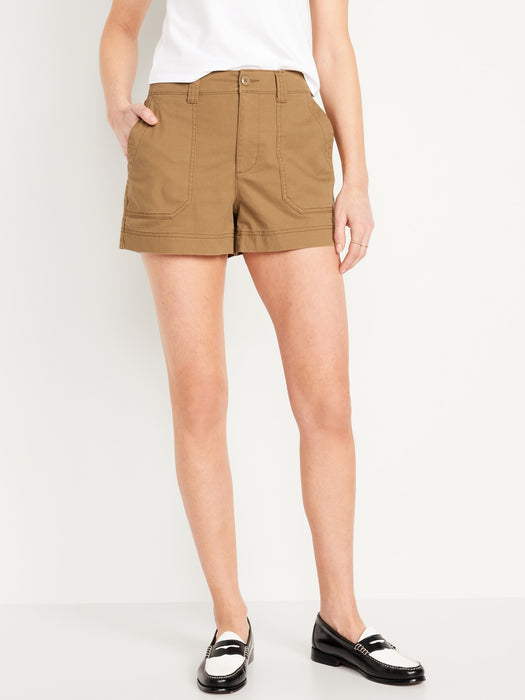 High-Waisted OGC Chino Shorts -- 3.5-inch inseam