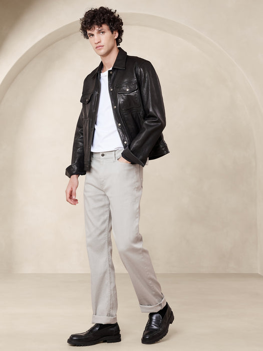 Slim Linen-Cotton Traveler Pant