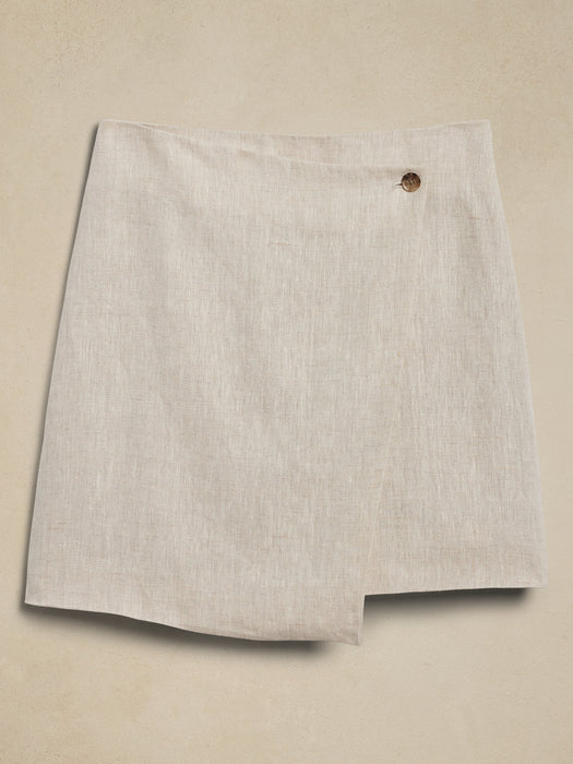 Lina Linen Mini Skirt