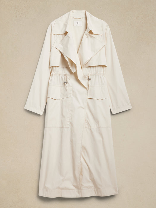 Poplin Trench Coat