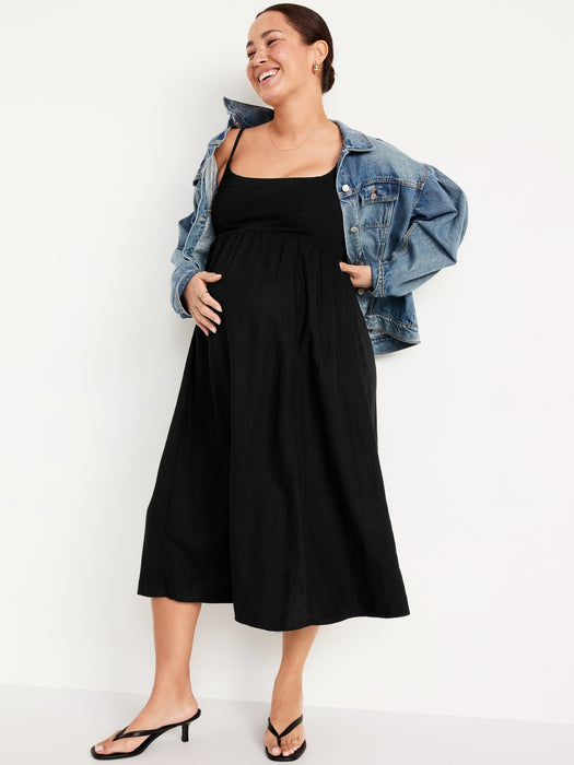 Maternity Cami Midi Dress