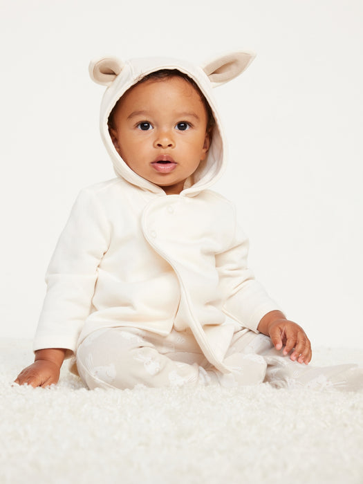 Unisex 3-Piece Bunny-Print Layette Set for Baby