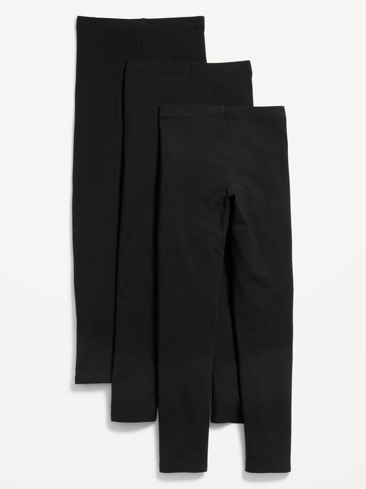 Jersey Built-In Tough Leggings 3-Pack for Girls