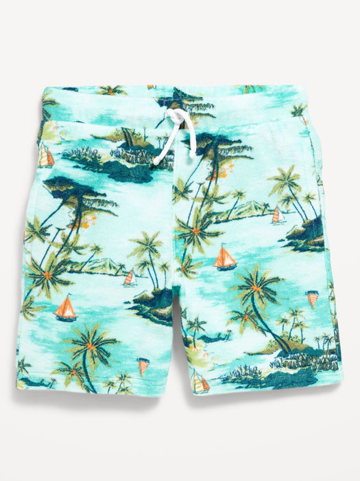 Printed Loop-Terry Shorts for Boys