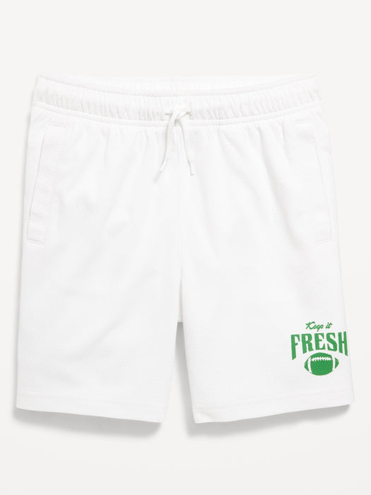 Mesh Performance Shorts for Boys (Above Knee)