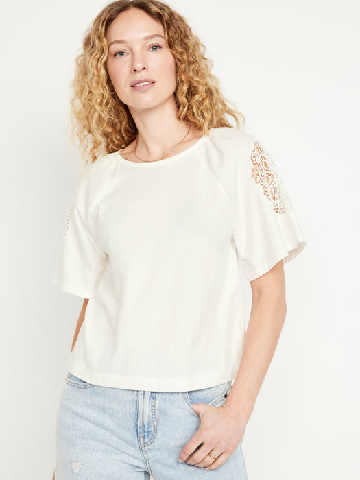 EveryWear Cutwork Top