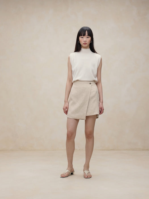 Lina Linen Mini Skirt