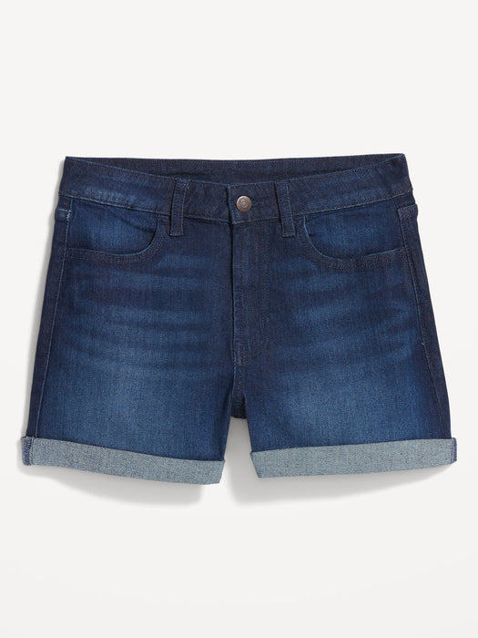 High-Waisted Wow Jean Shorts -- 3-inch inseam