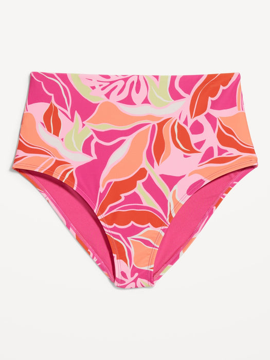 High-Waisted French-Cut Bikini Swim Bottoms