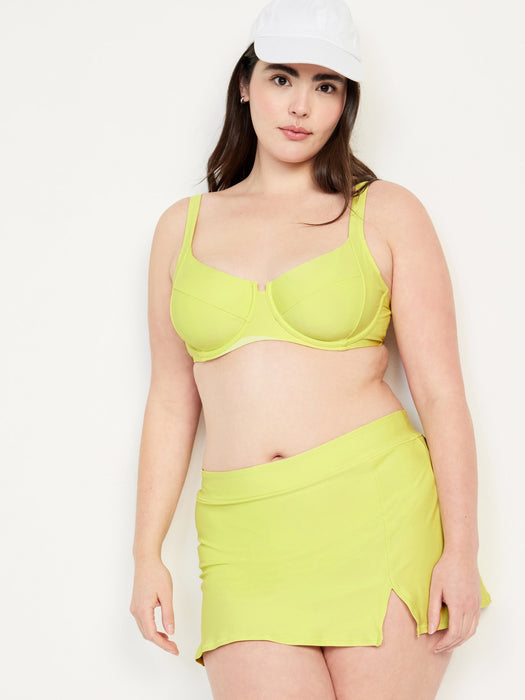 High-Waisted Swim Skirt