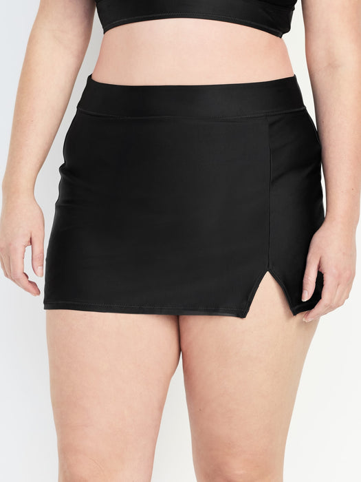 High-Waisted Swim Skirt