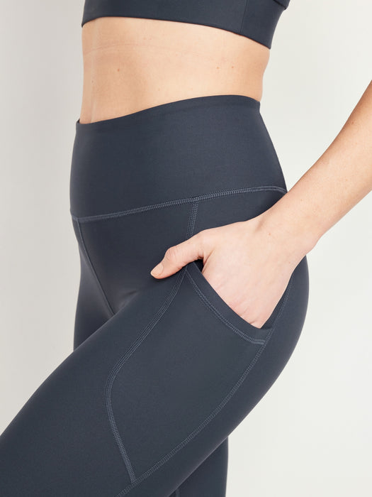 High-Waisted PowerSoft Full-Length Pocket Leggings