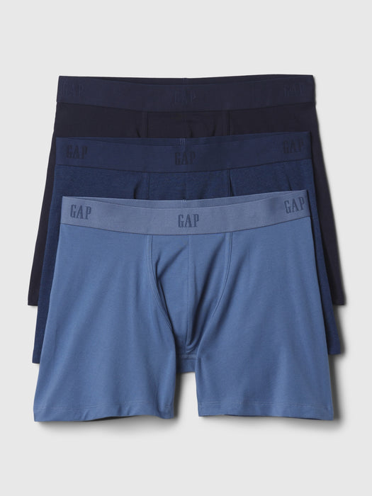 5" Boxershorts aus Bio-Stretch-Baumwolle (3er-Pack)