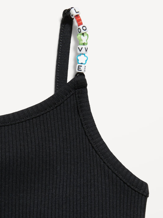 Beaded Charm Tank Top for Girls