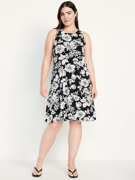 Sleeveless Mini Swing Dress