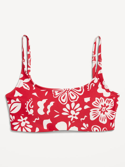 Scoop-Neck Bikini Swim Top