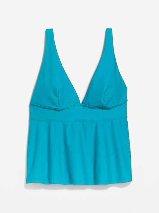 V-Neck Swing Tankini Swim Top