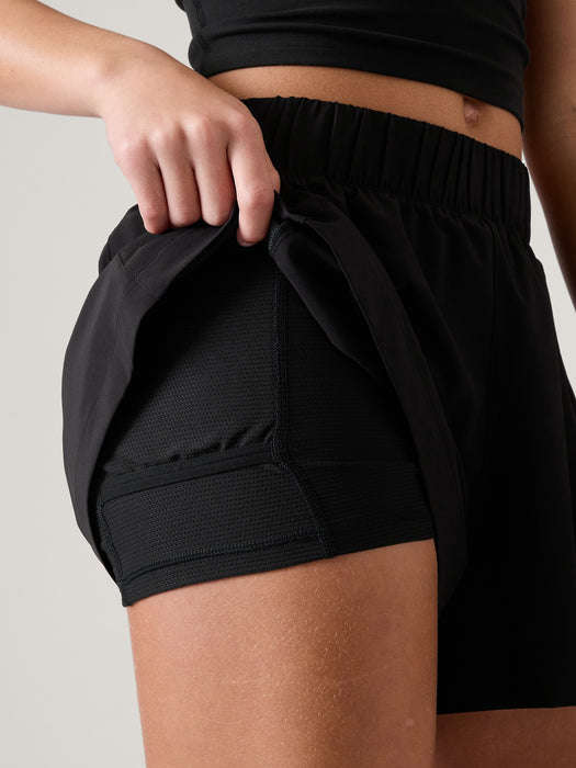 Athleta Girl Go With The Flow 3" Short