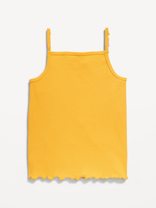 Beaded-Strap Cami Top for Toddler Girls