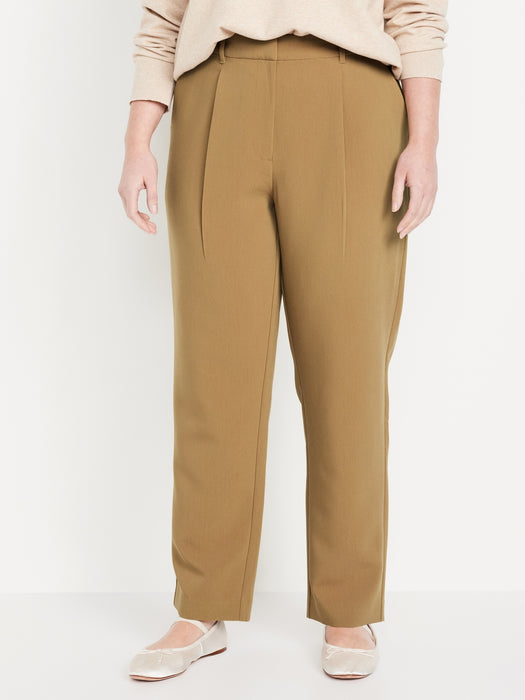 Extra High-Waisted Taylor Trouser Straight Pants