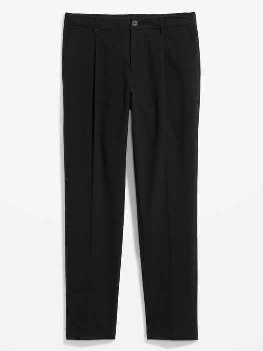 Loose Taper Seersucker Pants