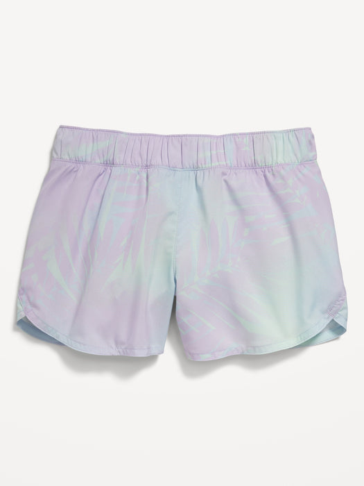 Dolphin-Hem Run Shorts for Girls