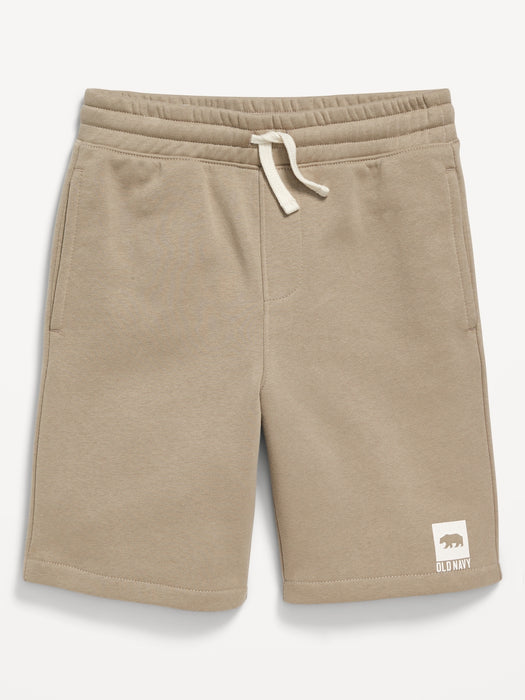 Fleece Logo-Graphic Jogger Shorts for Boys (At Knee)