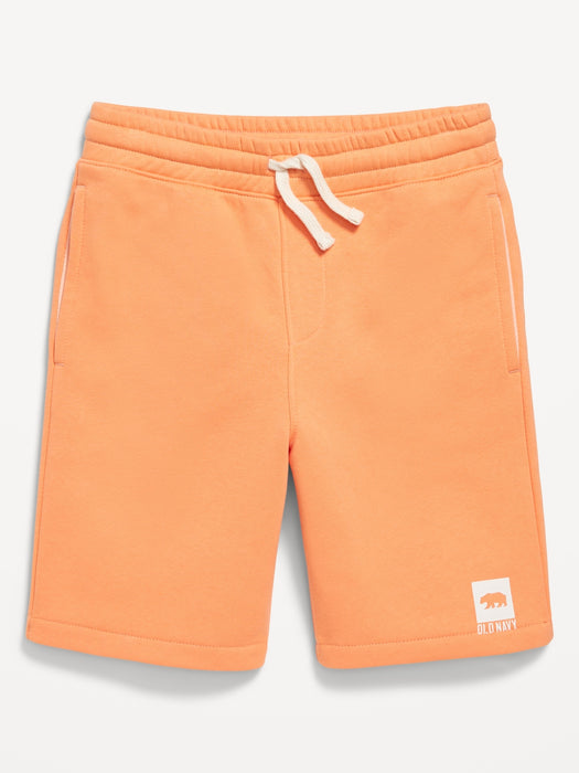Fleece Logo-Graphic Jogger Shorts for Boys (At Knee)