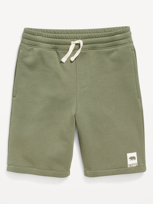 Fleece Logo-Graphic Jogger Shorts for Boys (At Knee)