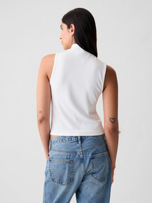 Modern Mockneck Tank Top