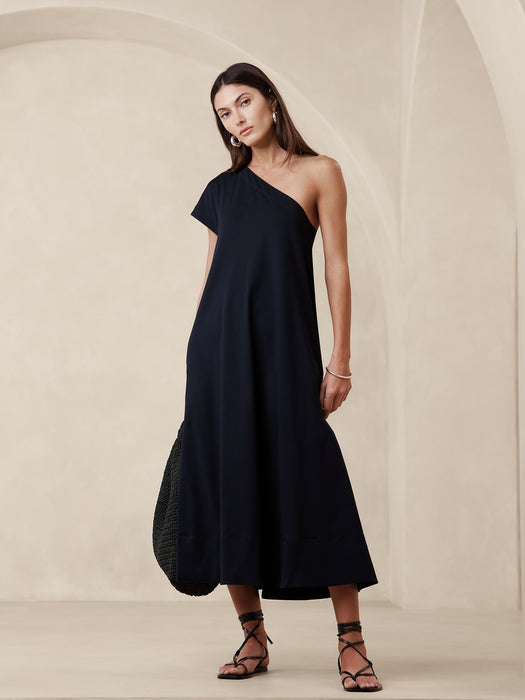 Odile One-Shoulder Knit Dress