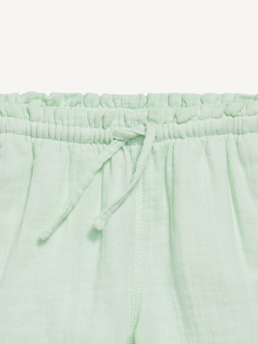 Ruffled Pull-On Shorts for Toddler Girls