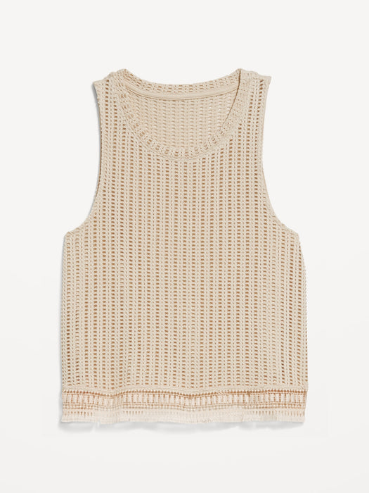 Sleeveless Crochet Top