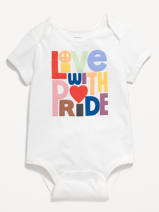 Matching Unisex Pride Graphic Bodysuit for Baby