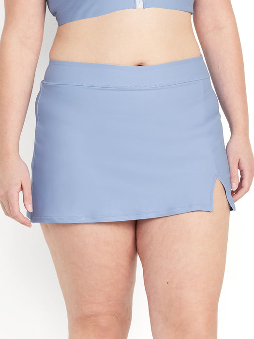 High-Waisted Swim Skirt