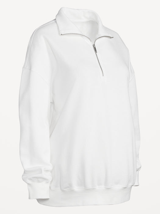 Maternity 1/2-Zip Pullover Tunic