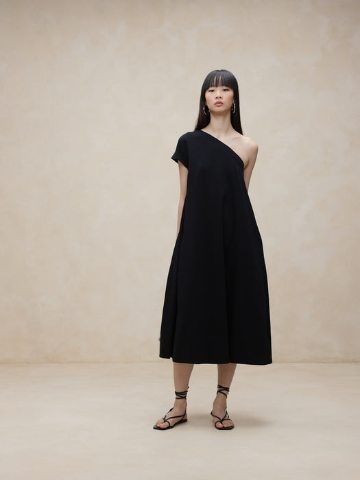 Odile One-Shoulder Knit Dress
