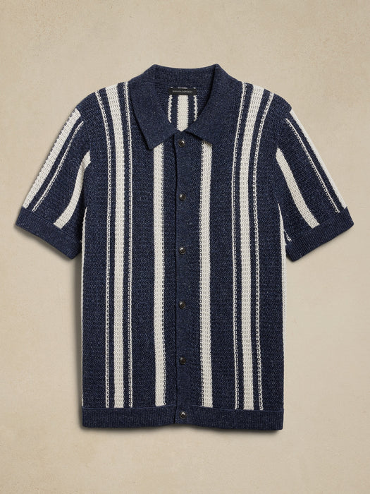 Cotton-Linen Resort Shirt