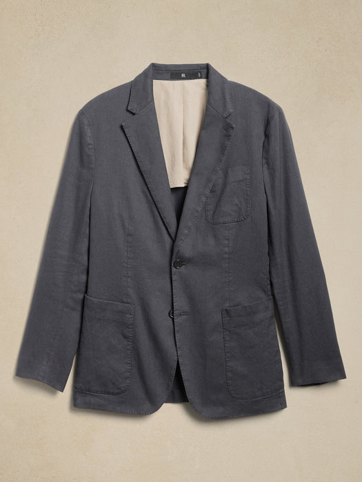 Traveler Linen-Cotton Blazer