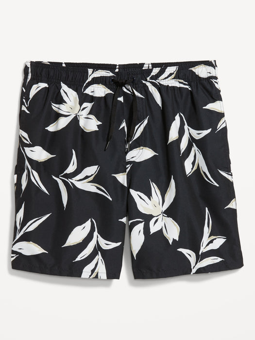 Printed Swim Trunks -- 7-inch inseam