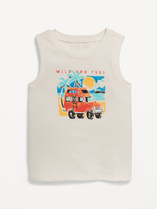 Graphic Tank Top for Toddler Boys