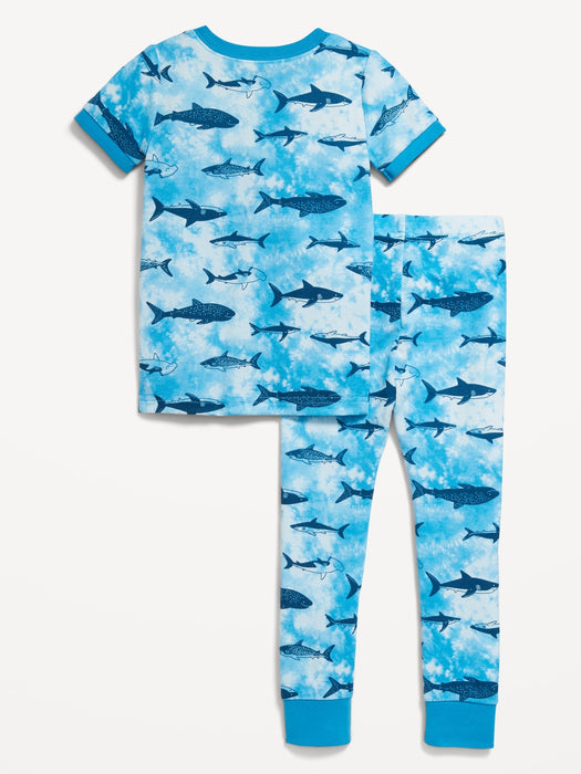 Unisex Snug-Fit Printed Pajama Set for Toddler & Baby