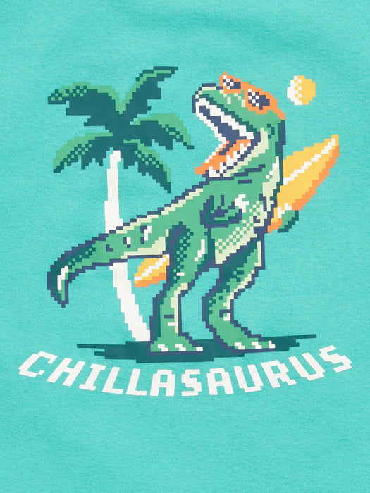 Gender-Neutral Graphic Snug-Fit Pajama Set for Kids