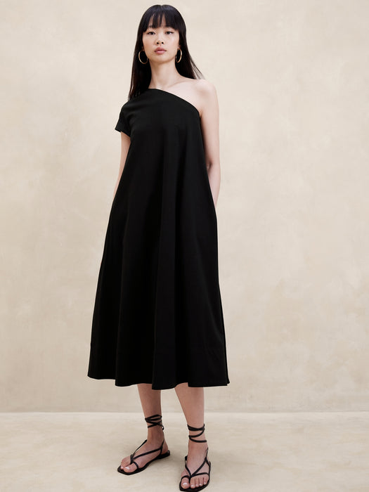Odile One-Shoulder Knit Dress