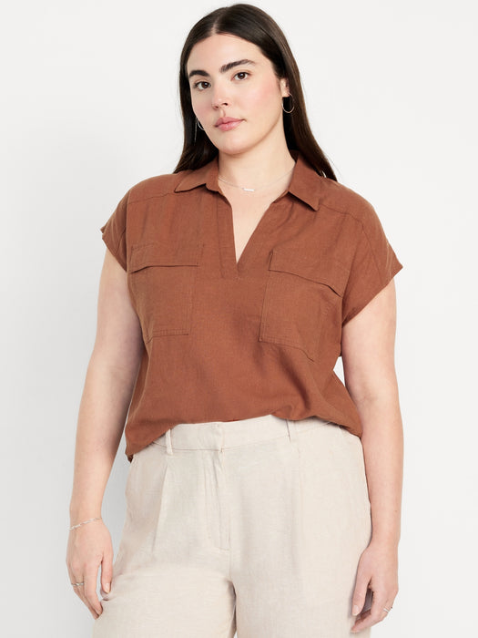 Dolman-Sleeve Utility Shirt