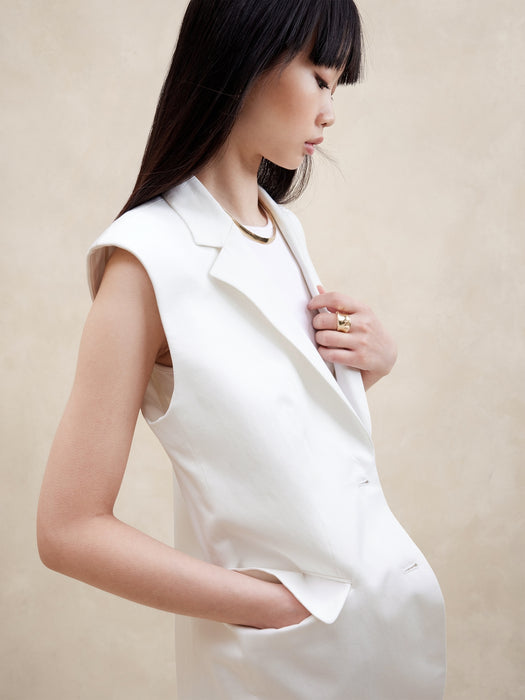 Marconi Cotton-Linen Vest