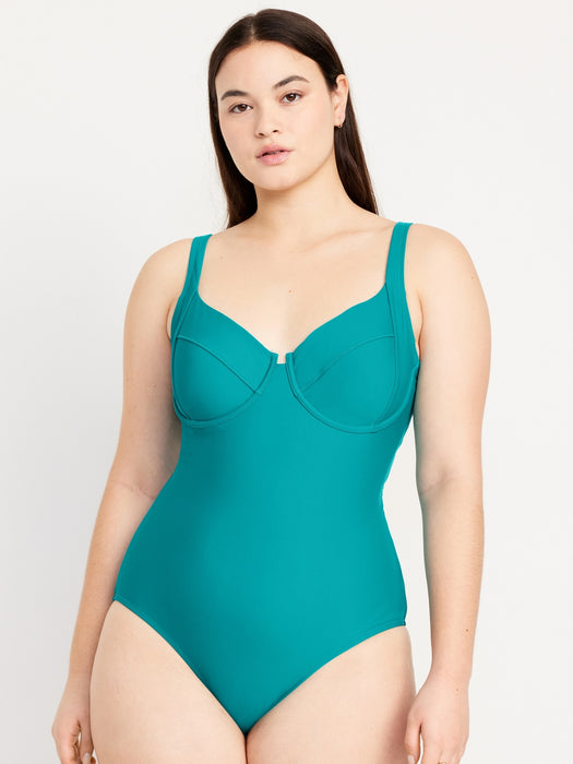 Underwire One-Piece Swimsuit