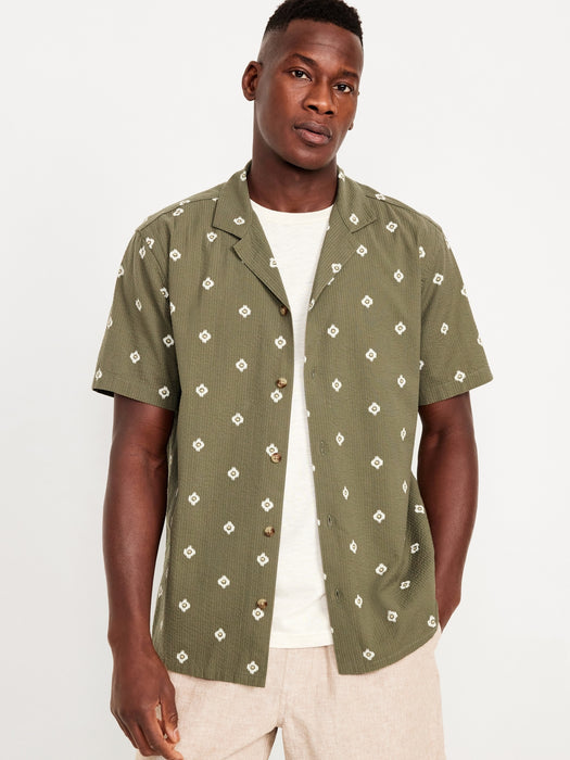 Short-Sleeve Camp Shirt